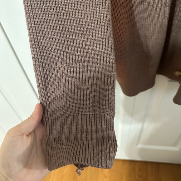Women’s Brown Chunky Cardigan Size Small - Picture 5 of 8